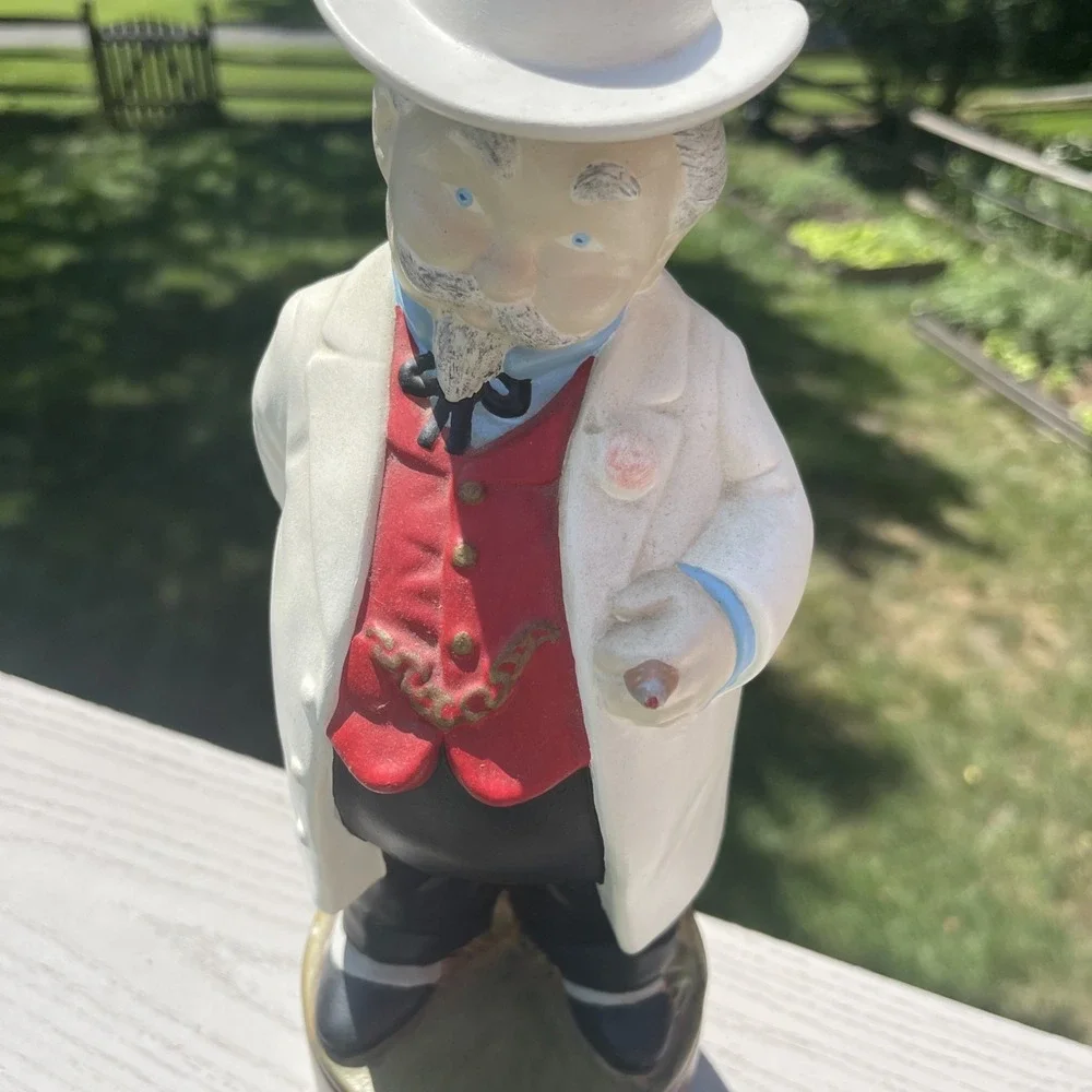 1960 Vintage Hand painted Alberts's Decanter Kentucky Southern Gentleman Colonel
